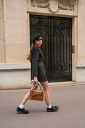 Sac A Bandouliere Sonia Croco - Camel