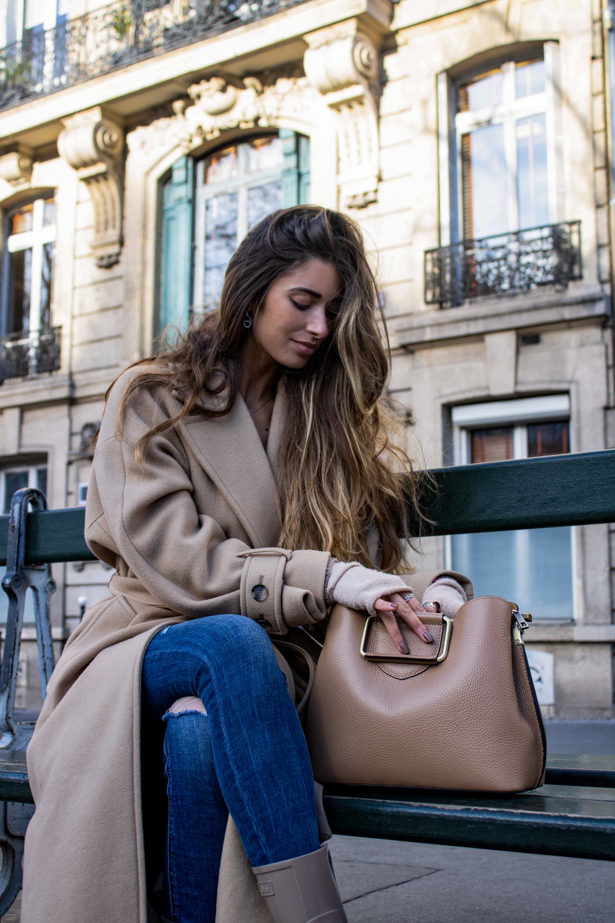 Bolso de Mano Biana - Topo