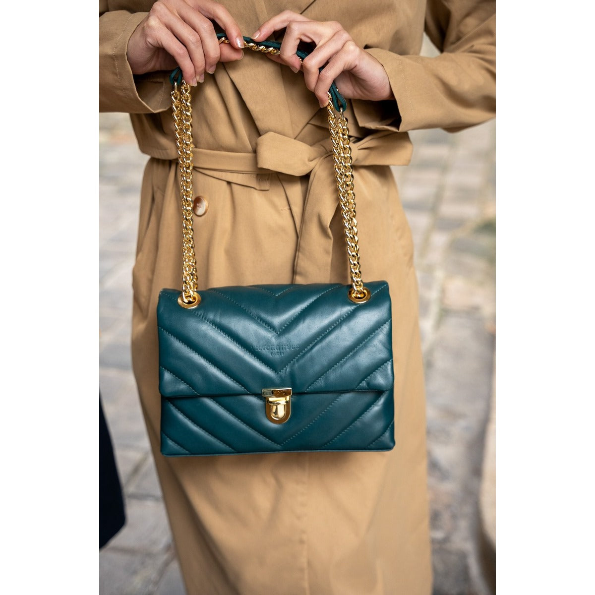 Sac A Bandouliere Clea - Bleu Canard