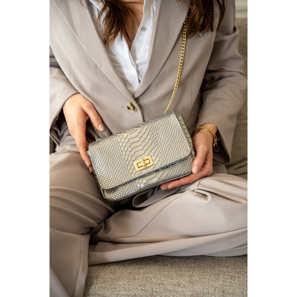 Kiera Crossbody Bag - Silver