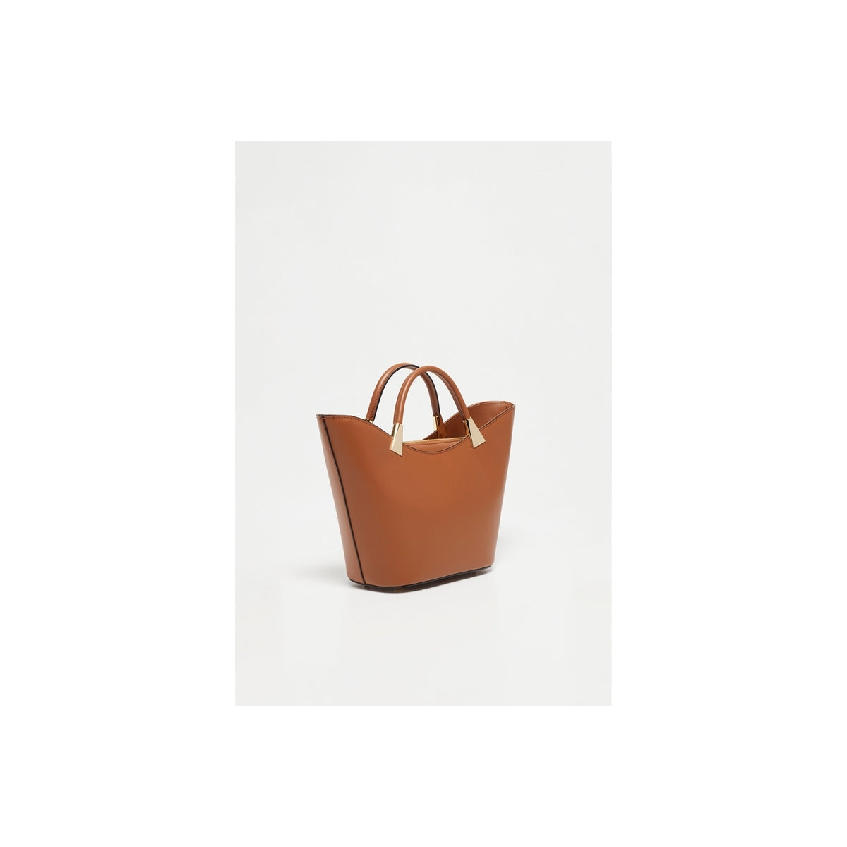Bolso De Mano Lety - Camel Oscuro