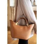 Bolso De Mano Lety - Camel Oscuro