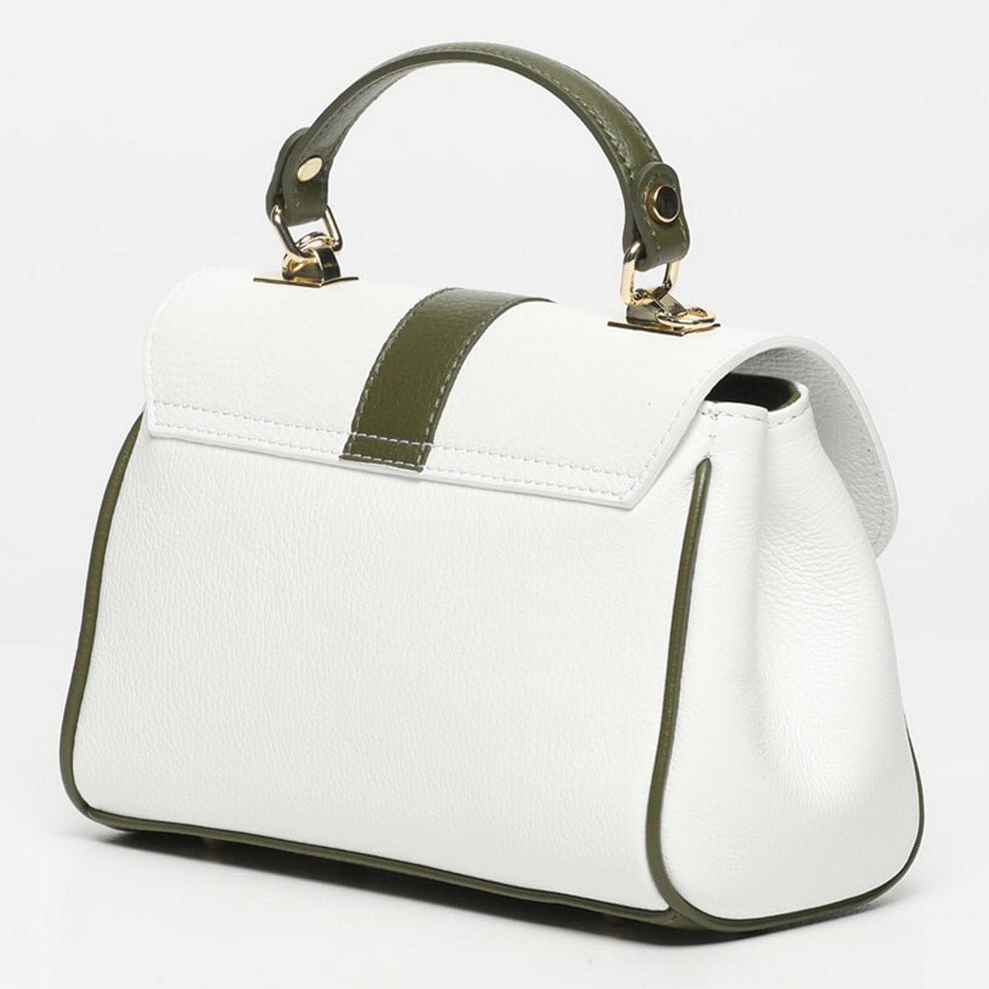 Sac A Bandouliere Giverny - Blanc/ Vert Bouteille