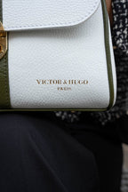 Sac A Bandouliere Giverny - Blanc/ Vert Bouteille