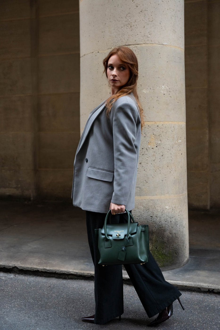 Sac A Main  Jany - Vert Bouteille