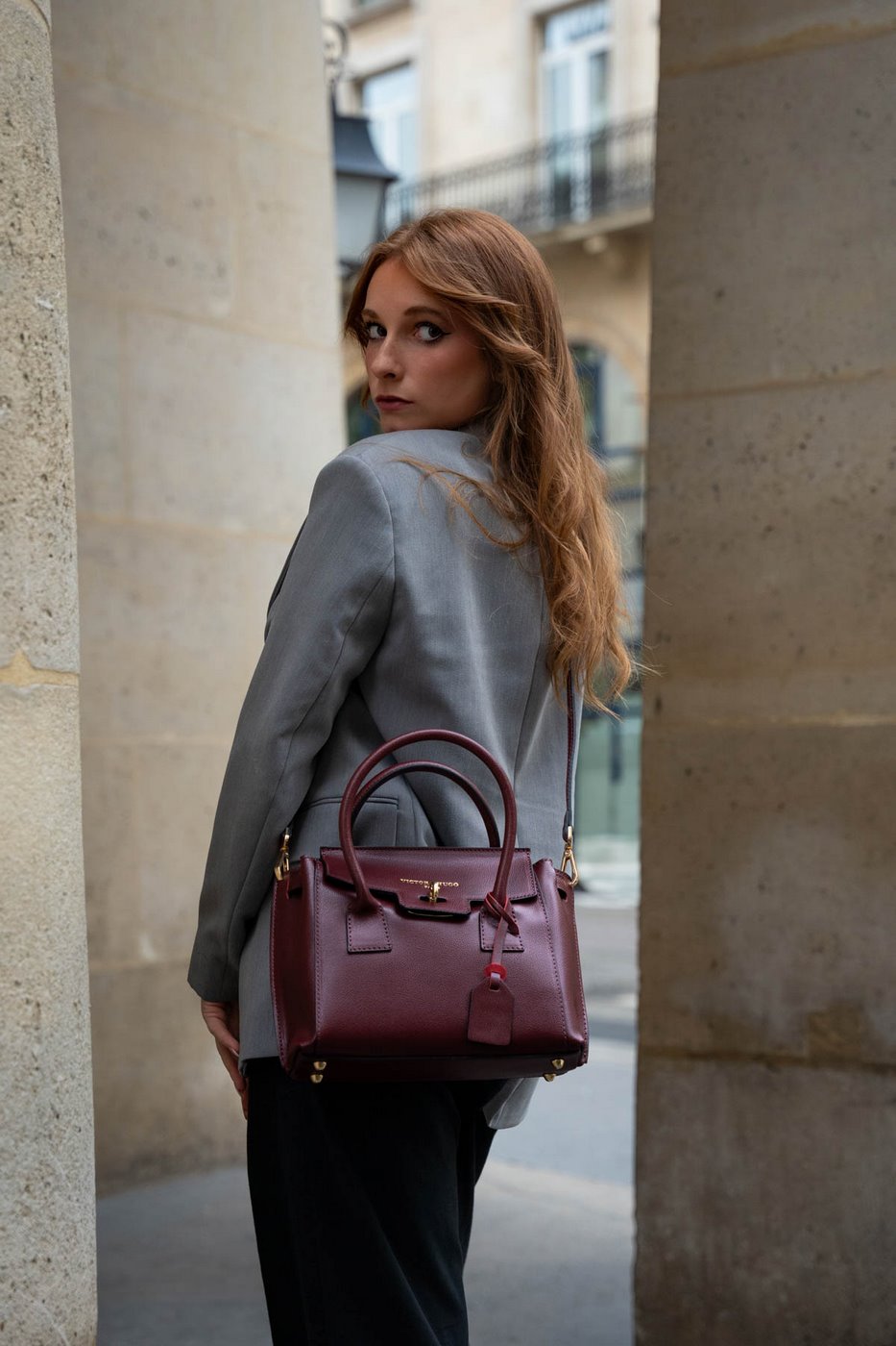 Sac A Main  Jeny - Aubergine