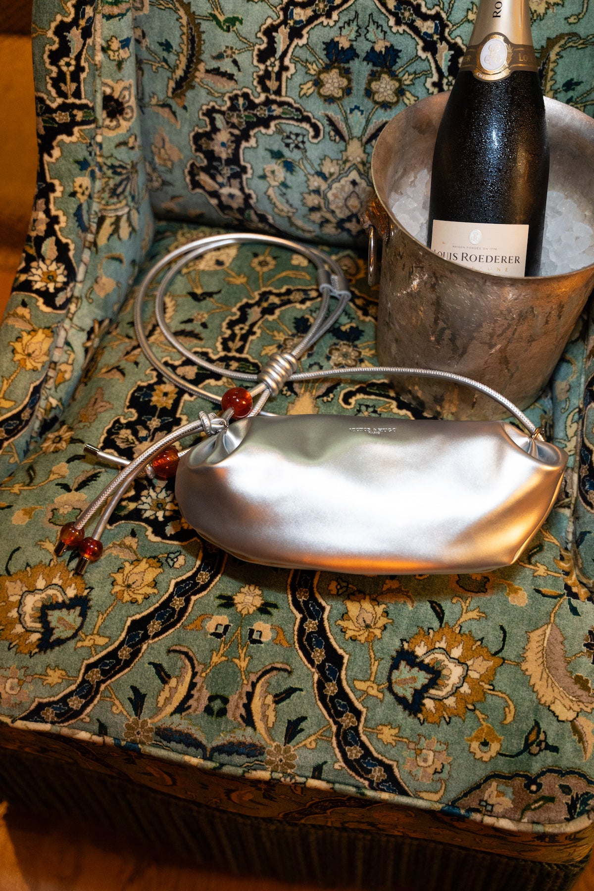 Bolso Bandolera Aina - Plata - Mujer