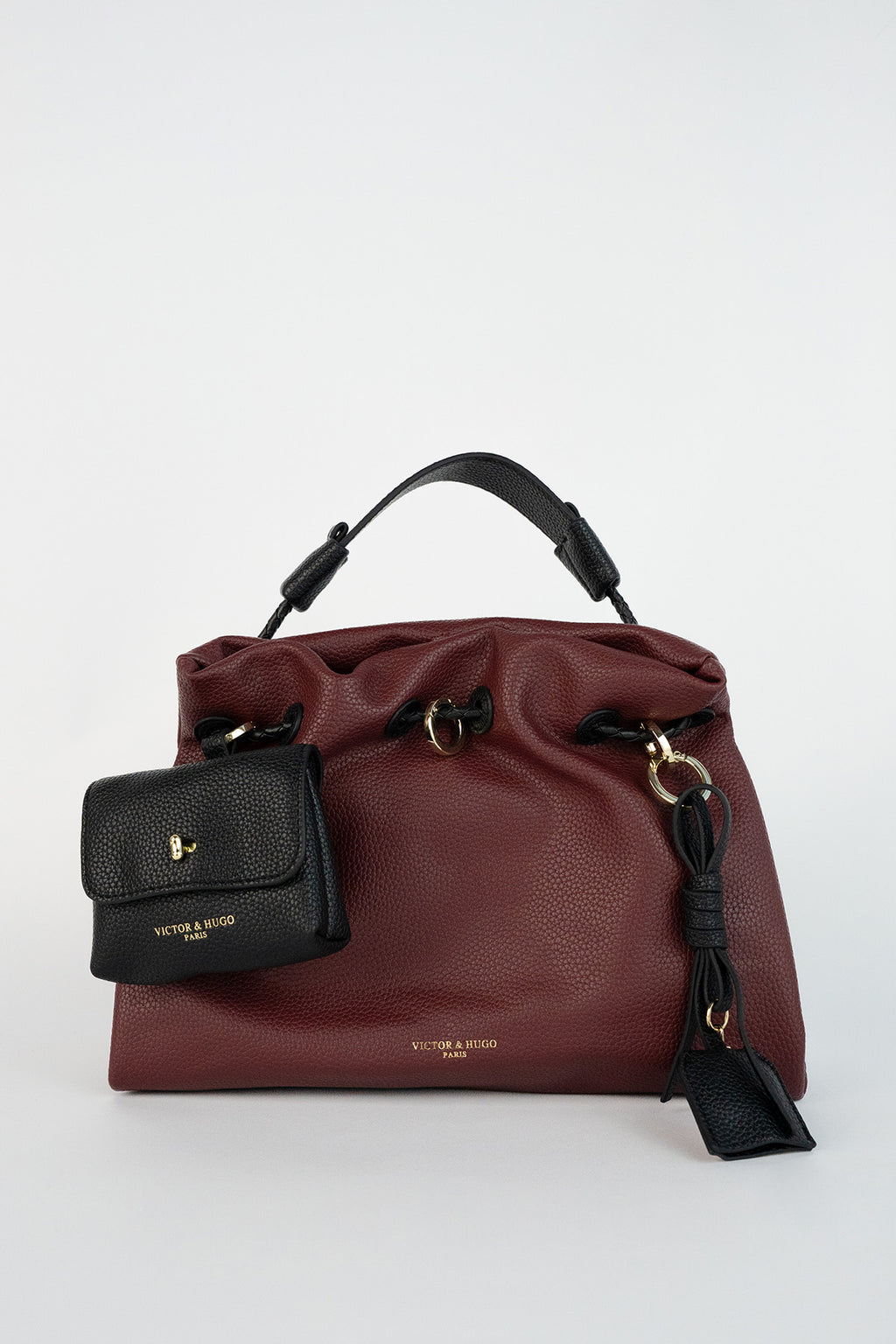 Sac A Bandouliere Yera - Bordeaux / Noir