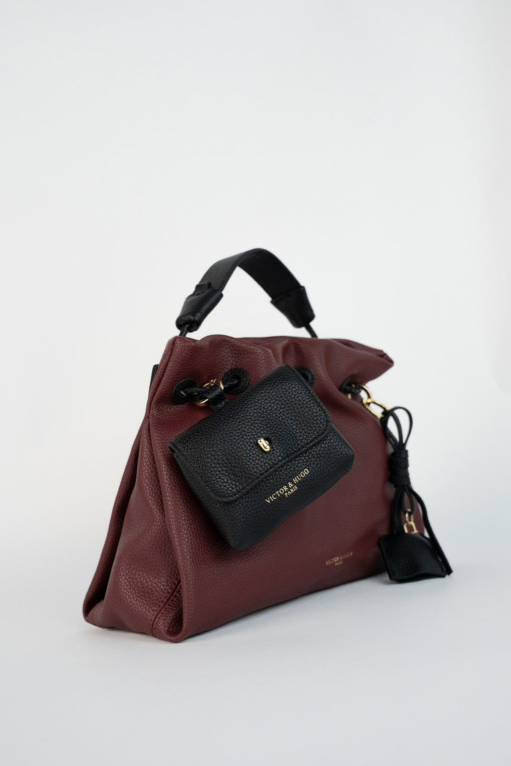 Sac A Bandouliere Yera - Bordeaux / Noir