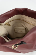 Sac A Bandouliere Yera - Bordeaux / Noir