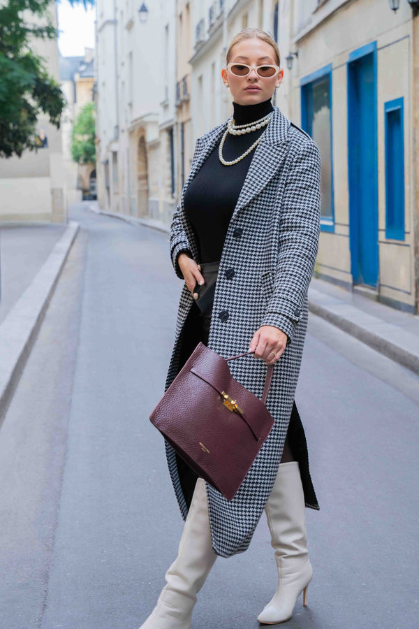 Freda Handbag - Burgundy