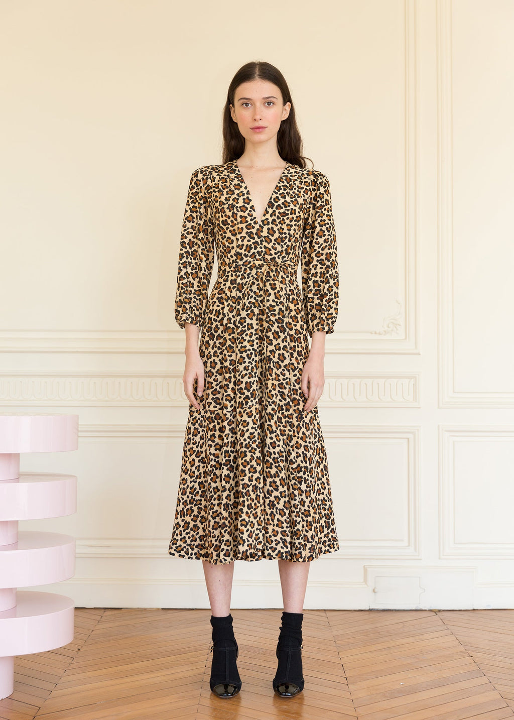 Victoria Leopard Dress