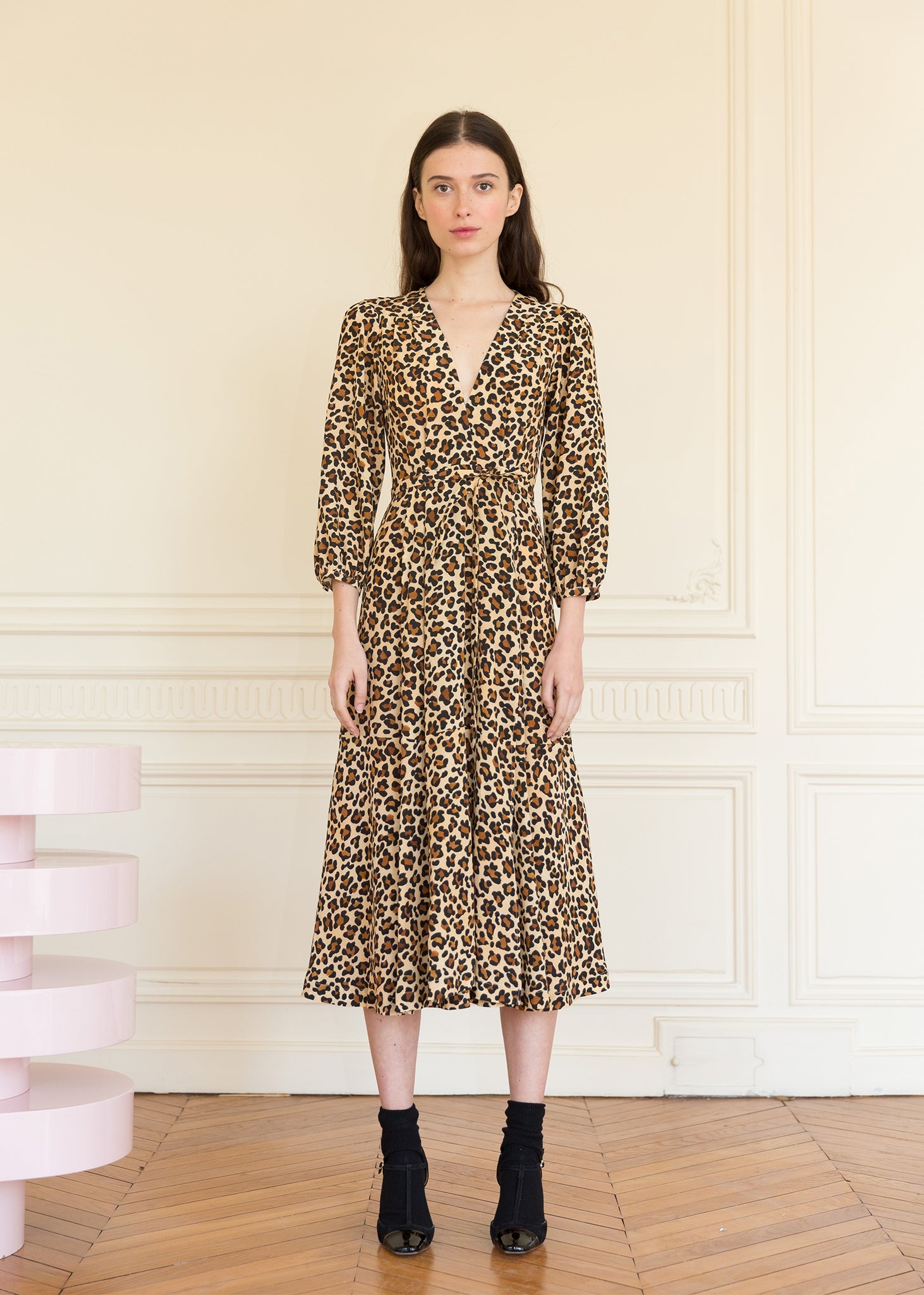 Victoria Leopard Dress
