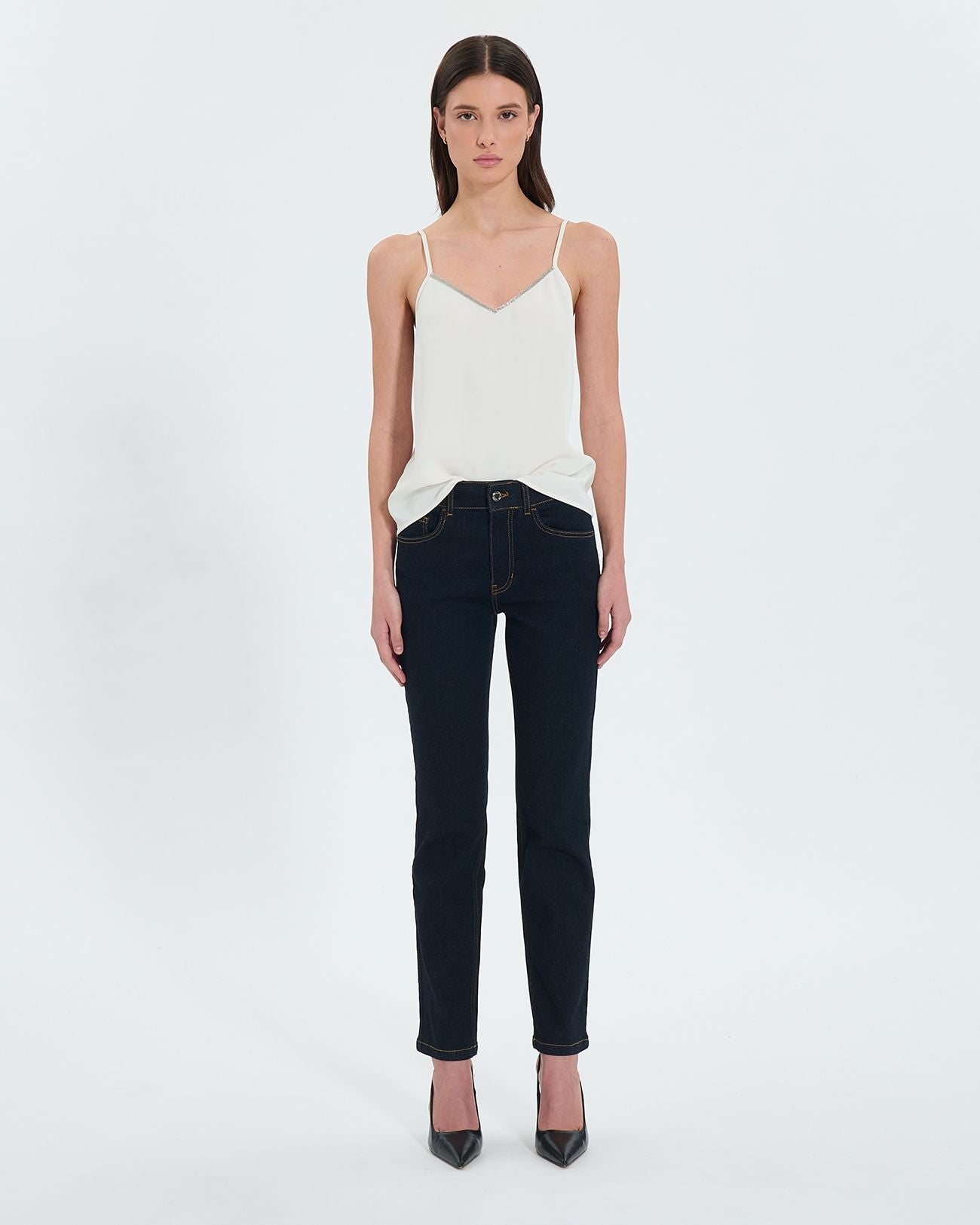 Raw straight jeans_4