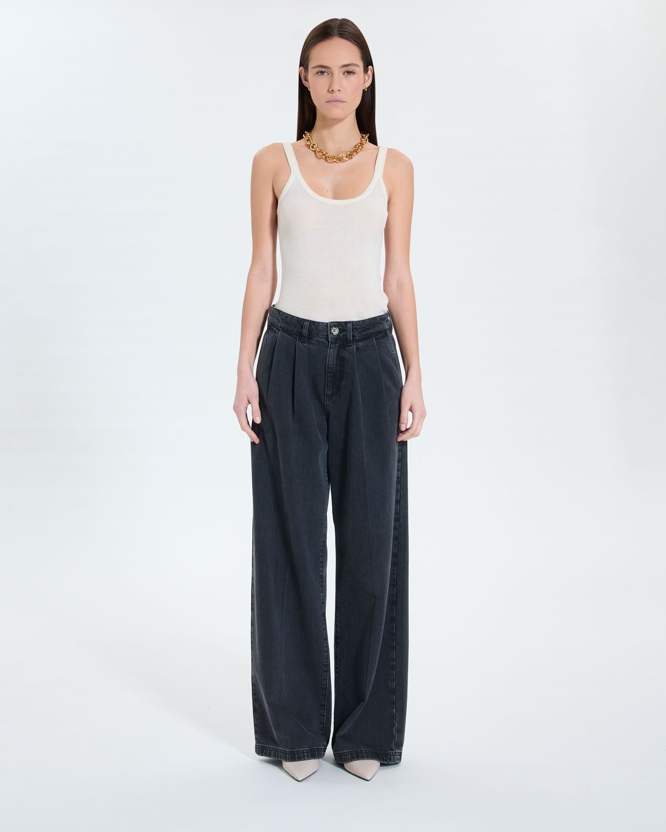 Black palazzo jeans_4