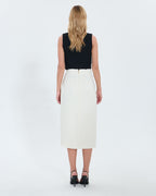 Ecru pencil skirt_3