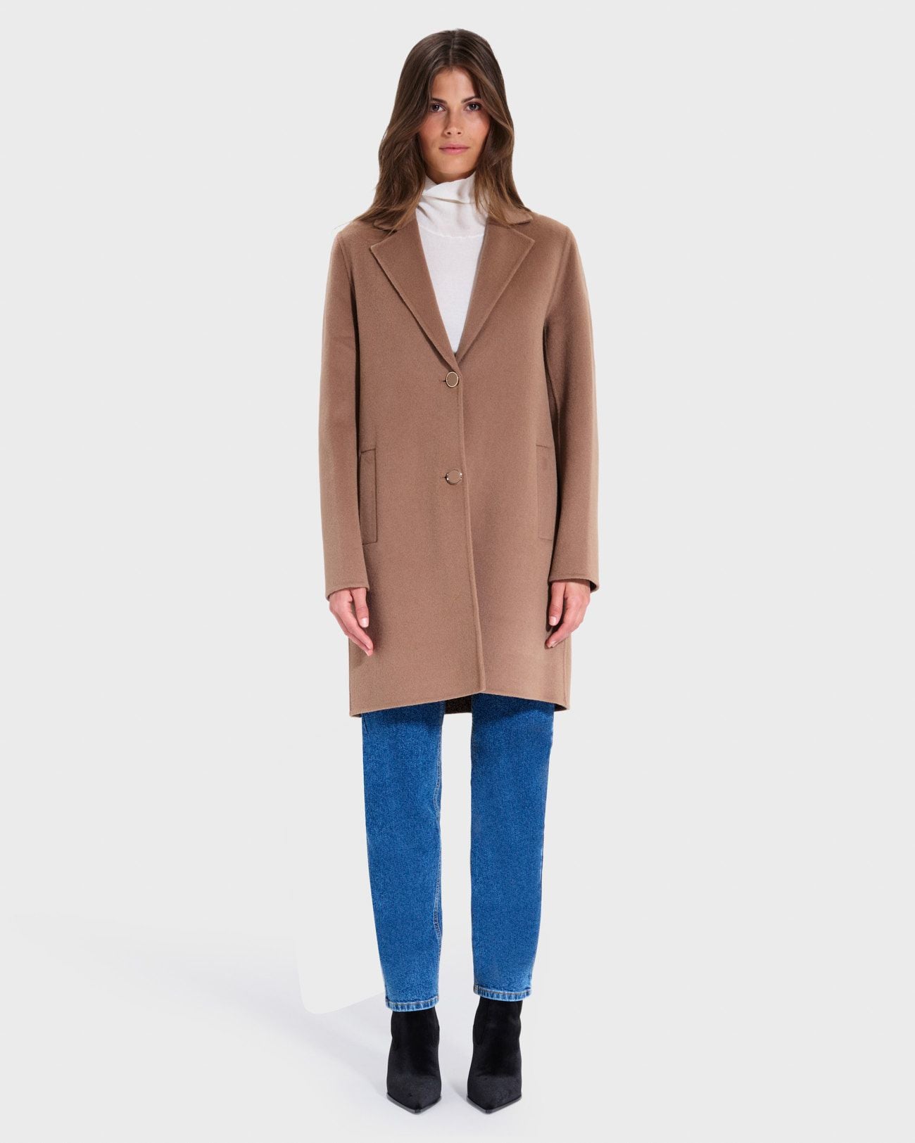 Camel mid-length coat_1