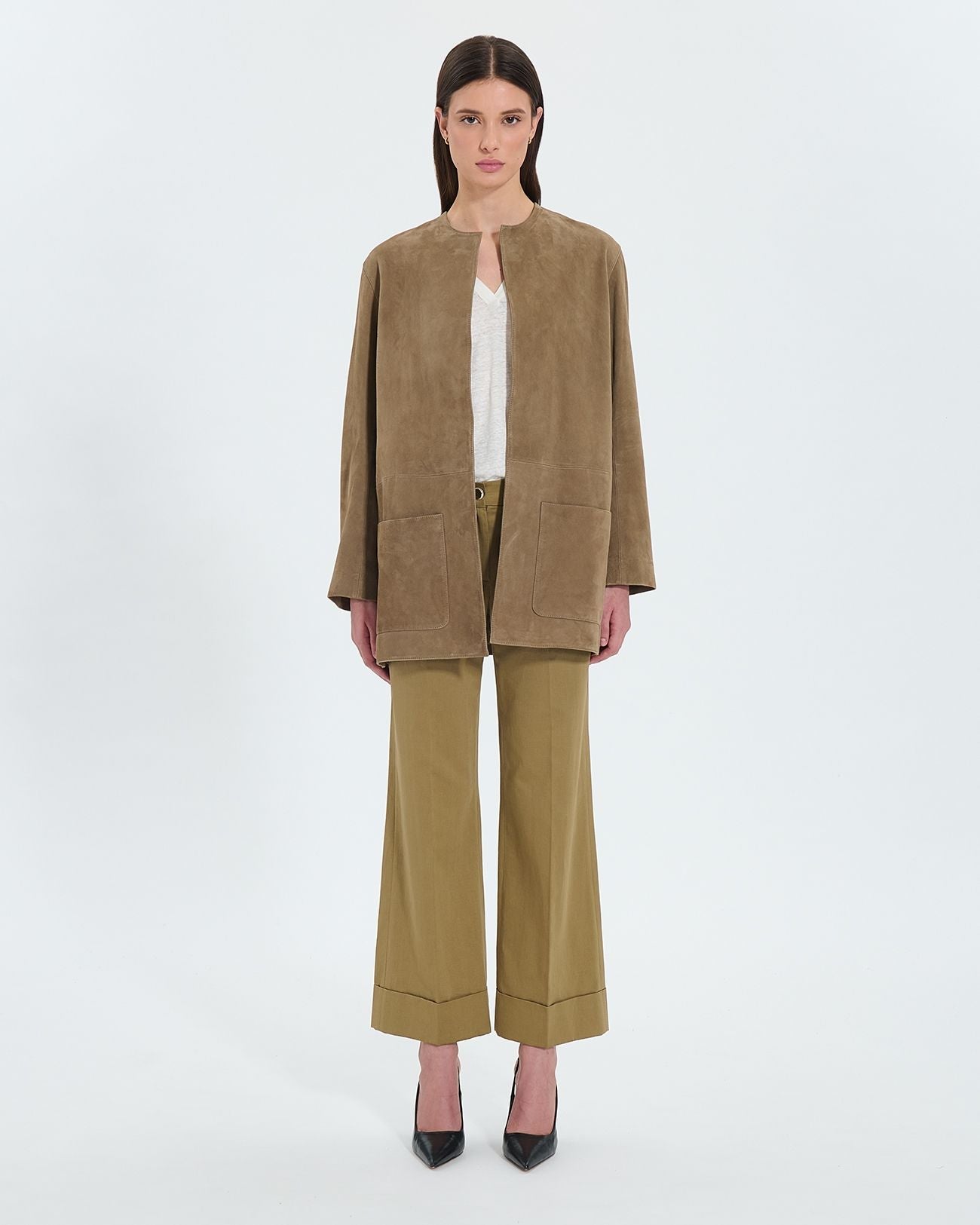 Manteau mi-long kaki_1