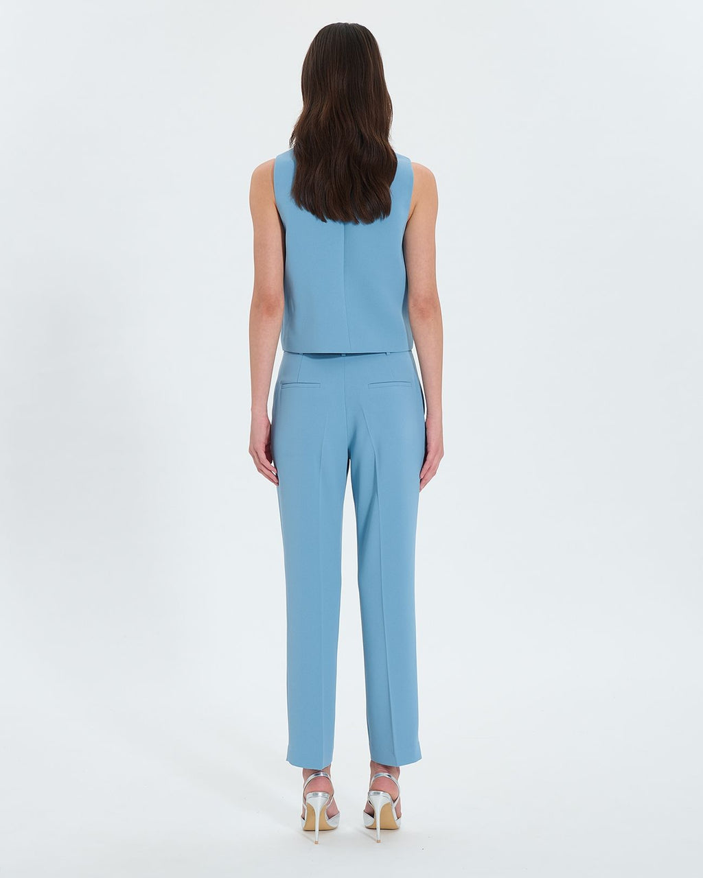 Pantalón ajustado crepe azul_3