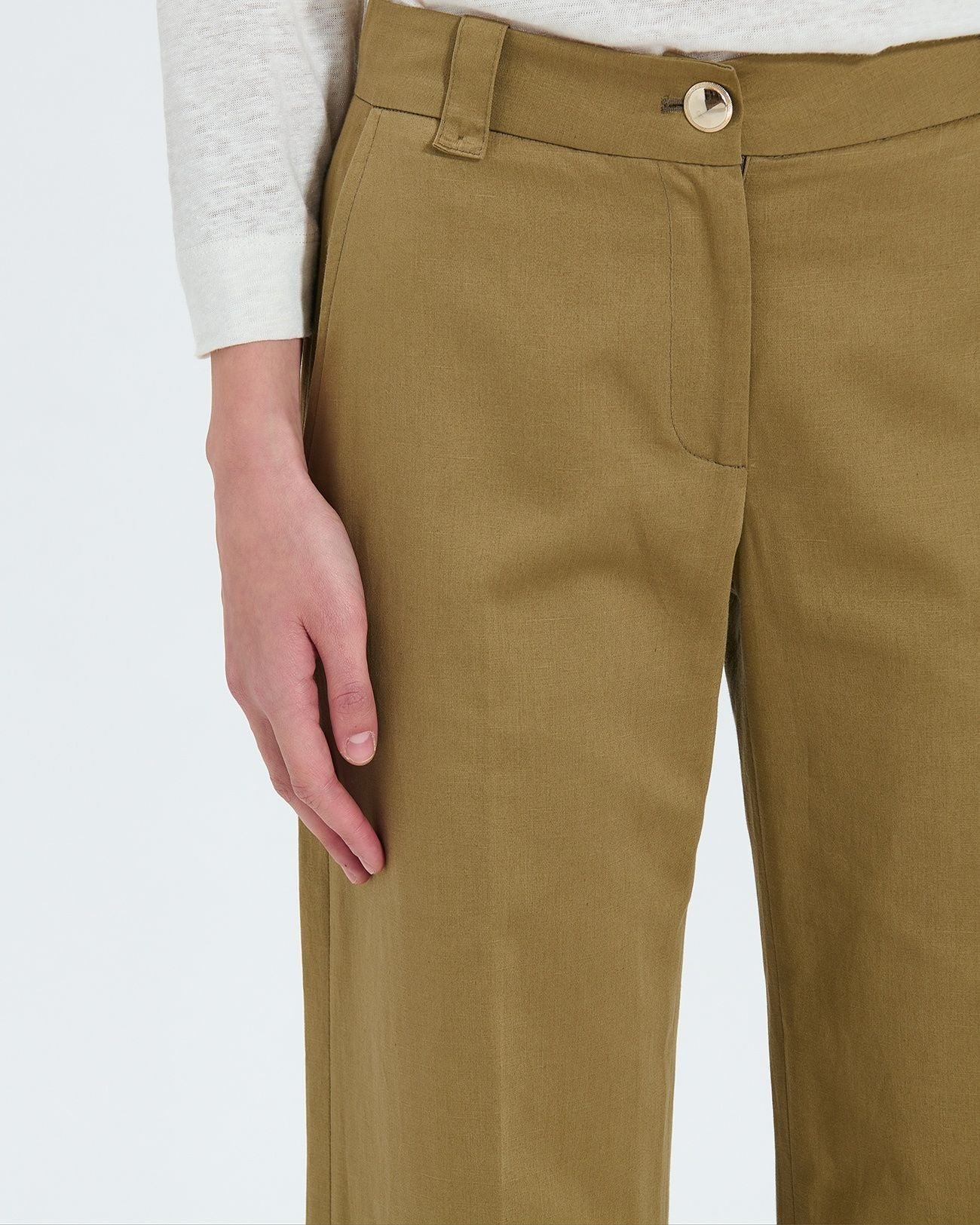Pantalón fluido caqui_2