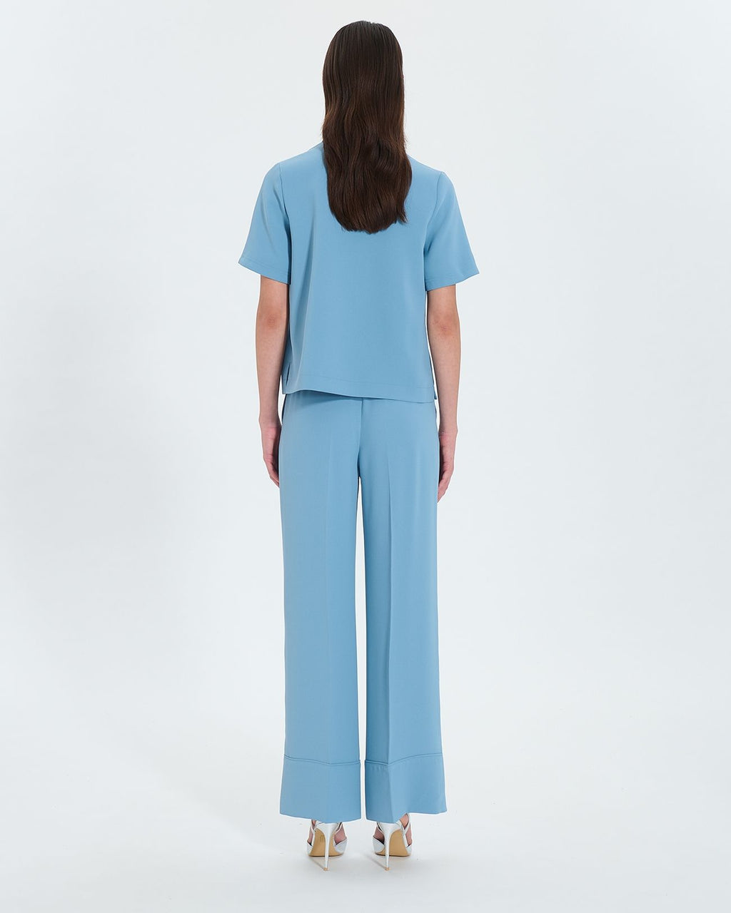 Pantalon fluide bleu hortensia_3