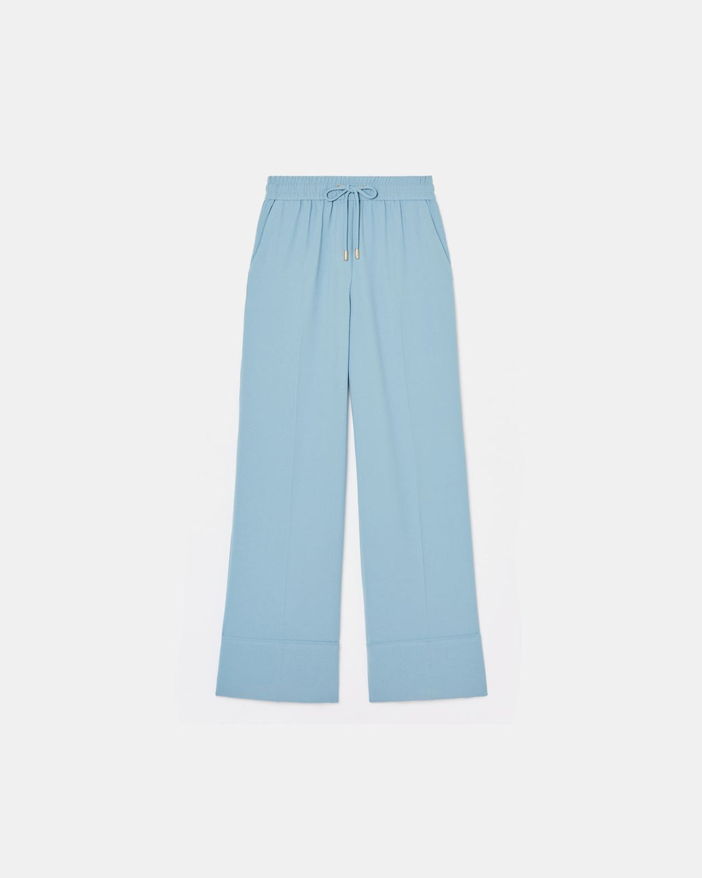 Pantalon fluide bleu hortensia_5