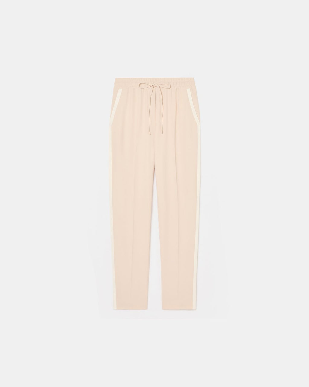Pantalón ancho en crepe nude_4