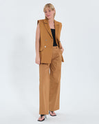 Pantalon fluide tabac_1