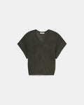 Thin khaki sequined sweater_5