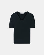 Pull manches courtes noir_5