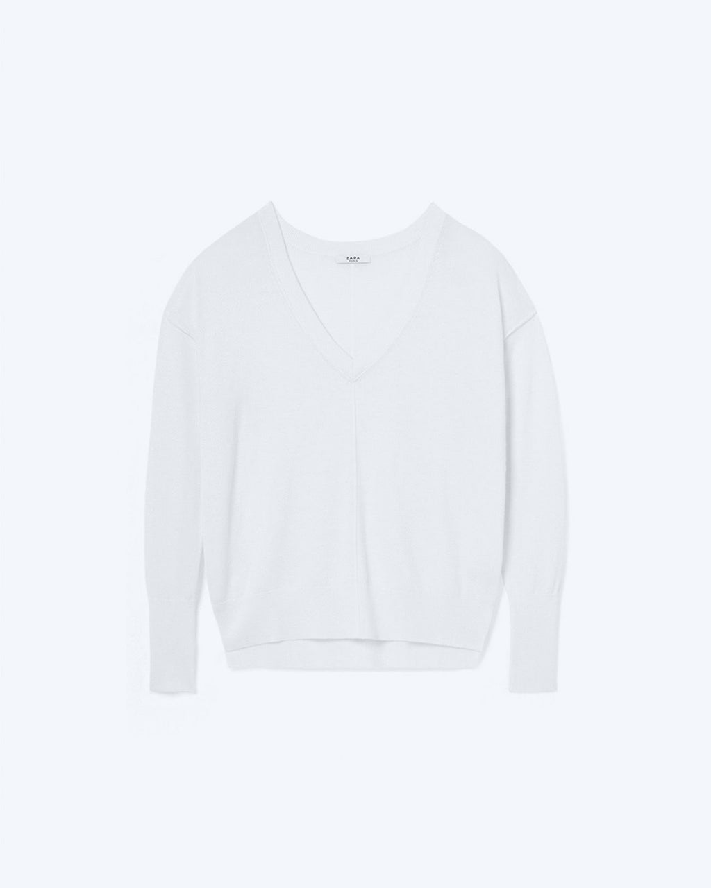 Jersey fino cuello pico crudo_5