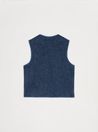 Chaqueta acolchada unisex Trait Fleuri Denim
