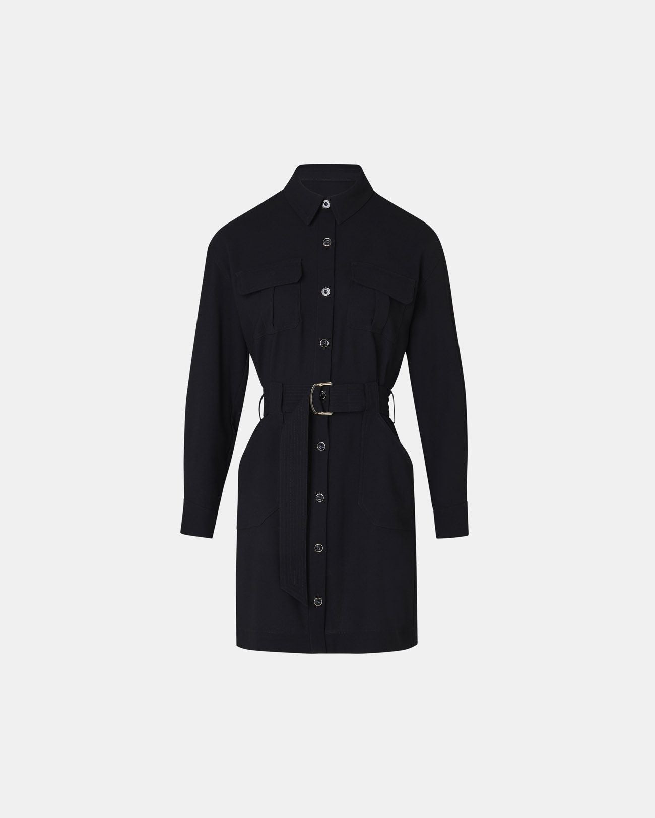 Robe saharienne noire_5