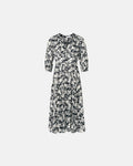 Vestido largo de vuelo con estampado floral_5