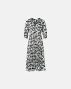 Vestido largo de vuelo con estampado floral_5