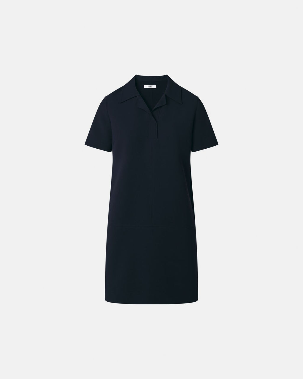 Nocturnal crepe shirt dress_5