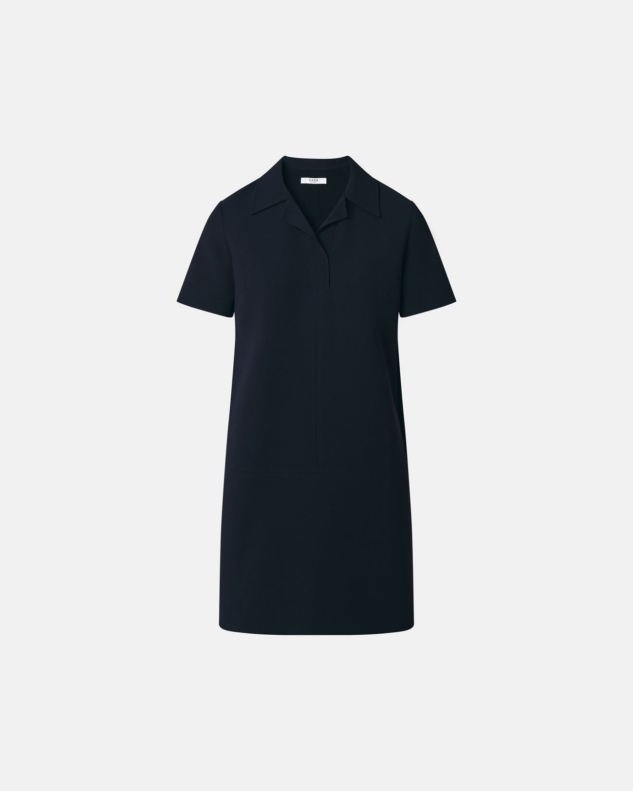 Nocturnal crepe shirt dress_5