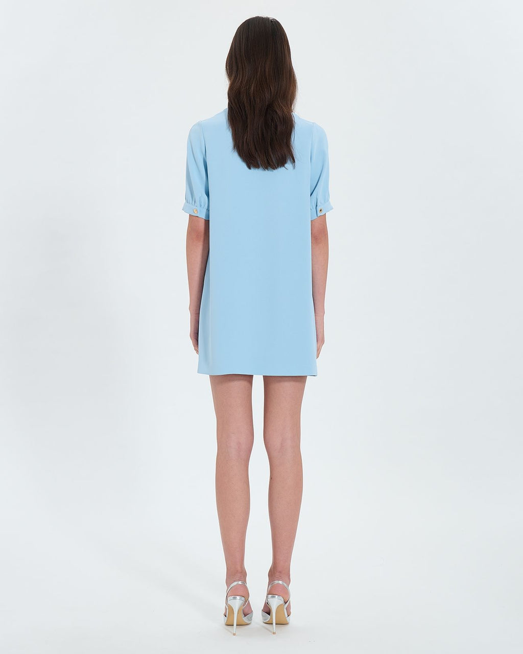 Vestido recto crepe celeste_3