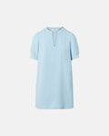 Vestido recto crepe celeste_4
