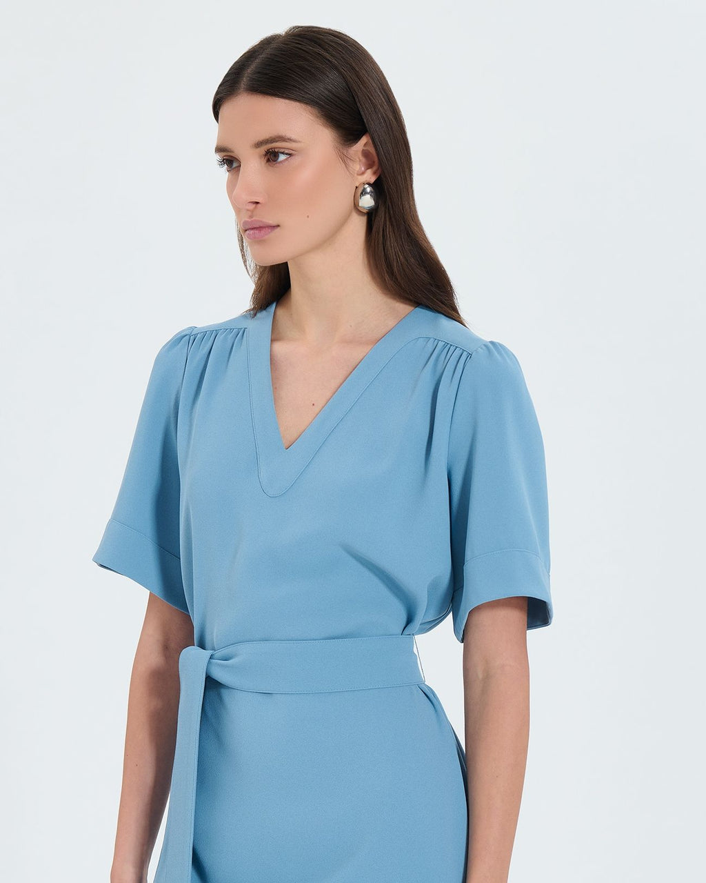 Vestido recto crepe azul_2