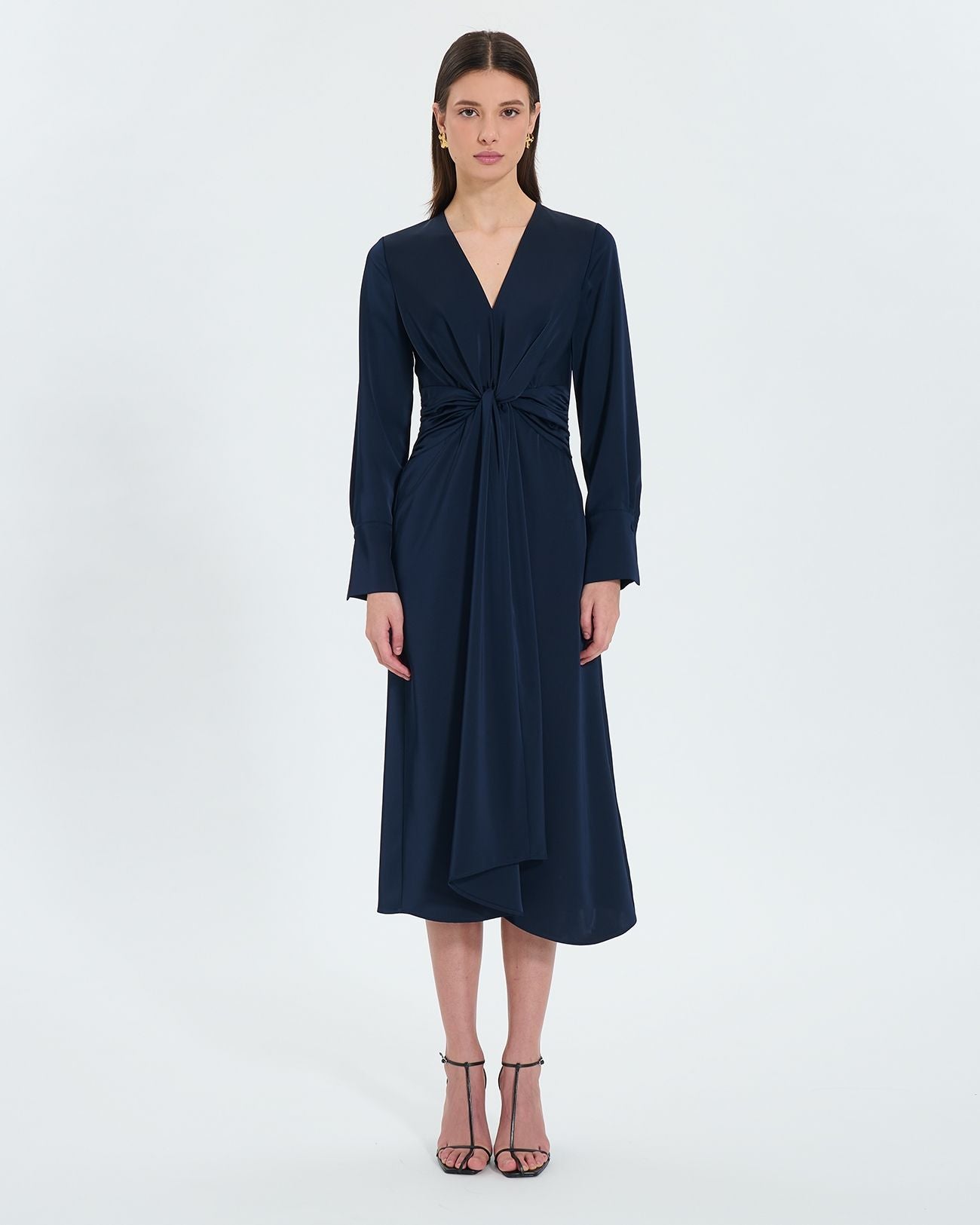 Long satin night dress_1