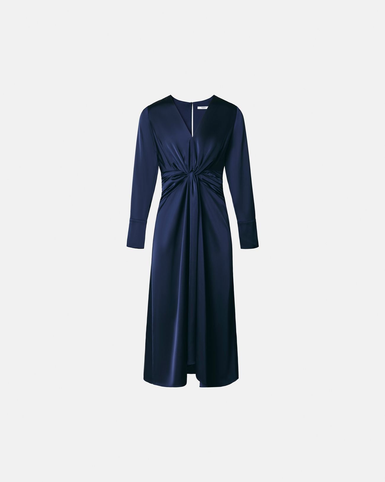 Long satin night dress_5