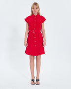 Vestido camisero rojo_4