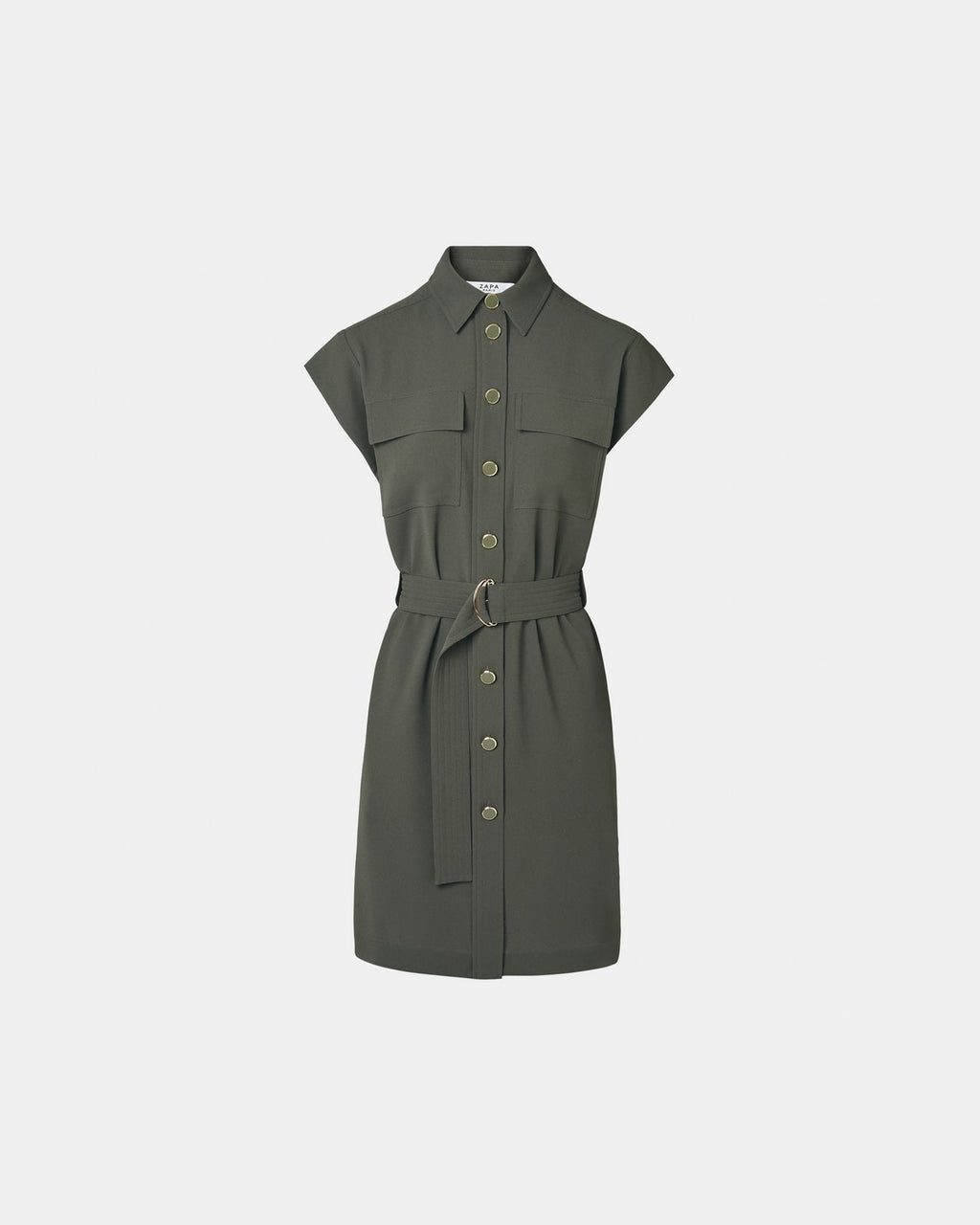 vestido camisero militar_5