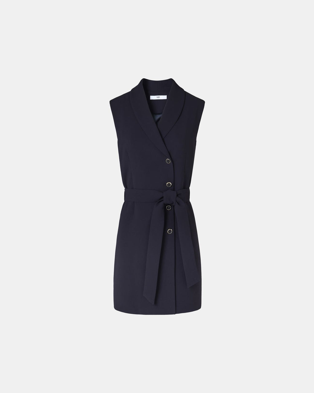 Nocturnal crepe wrap dress_5