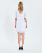 Mid-length dress with ecru English embroidery_3