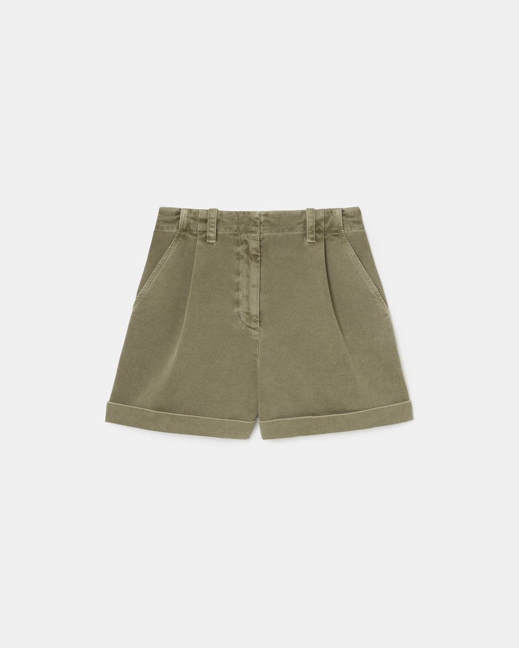Short en jean kaki_4