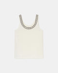 Ecru linen tank top_5