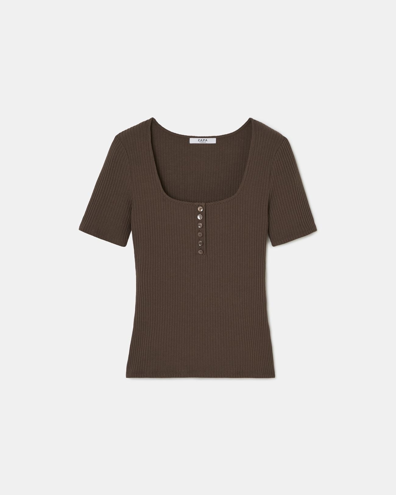 Top ajusté chocolat_5