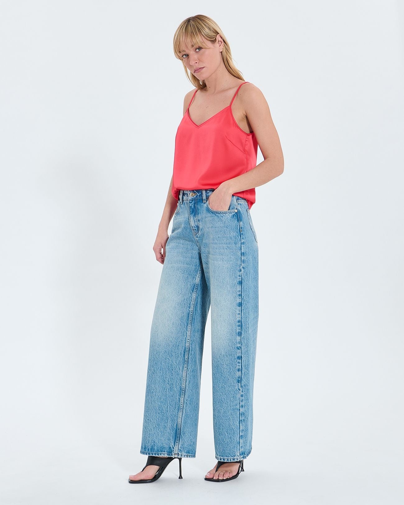 Top coral escote pico_1